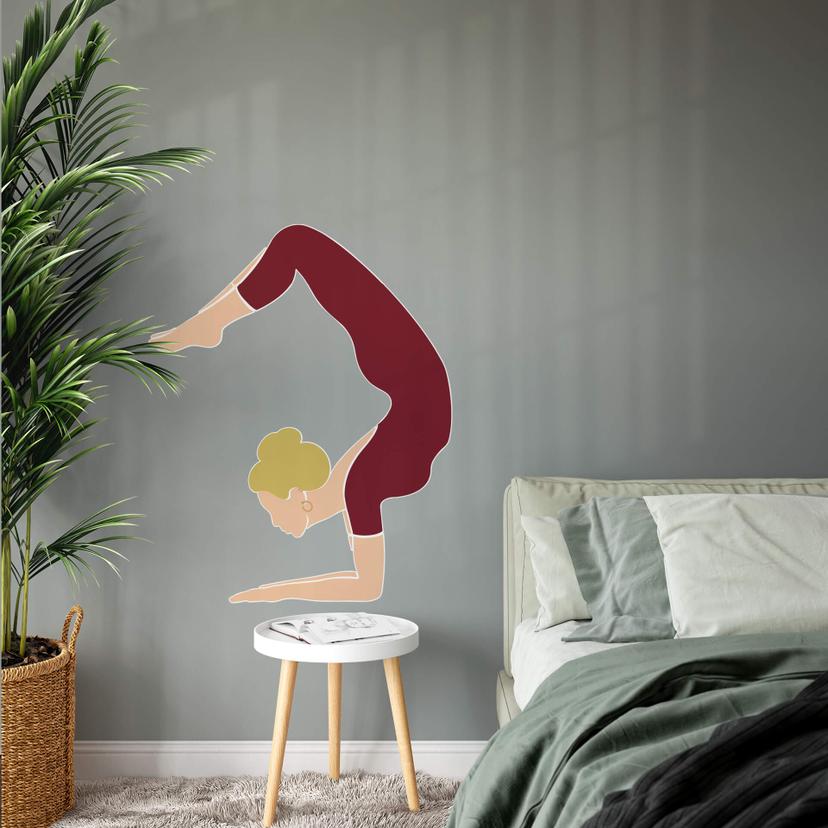 Muursticker Yoga Pose IV