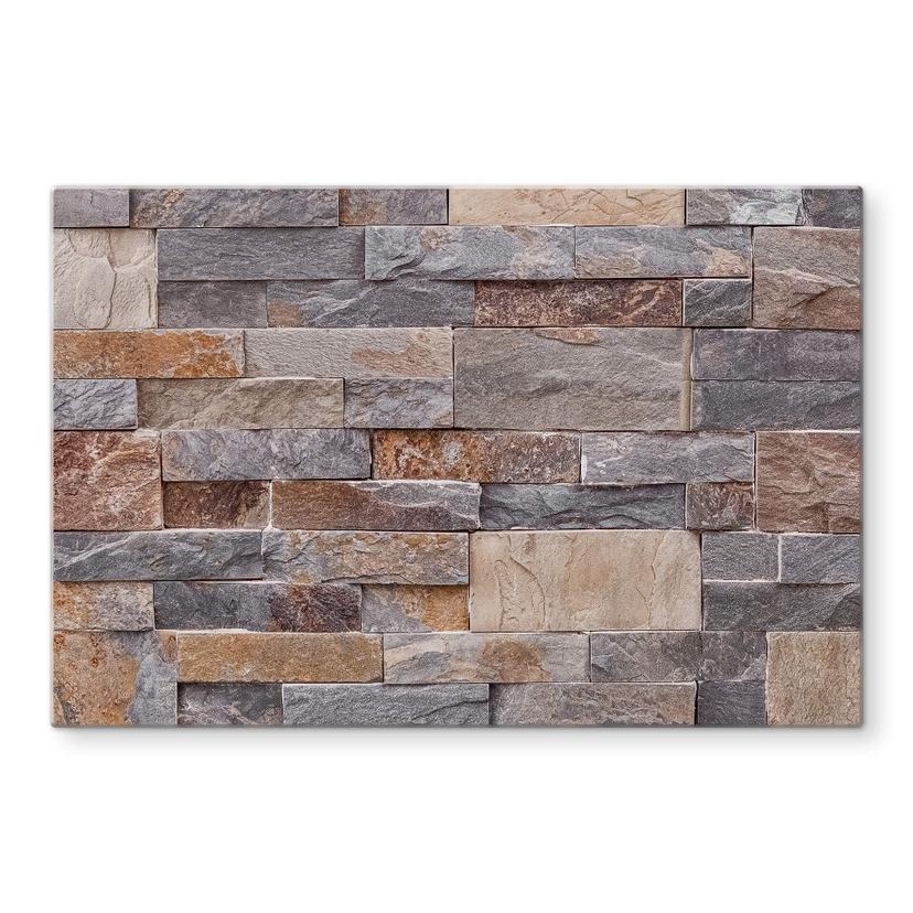 Pannello paraschizzi 1X Studio - Muro di pietra