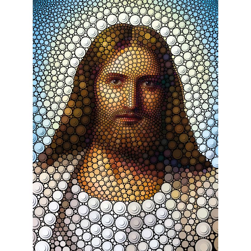 Fotomurale Ben Heine - Circlismo: Gesù Cristo