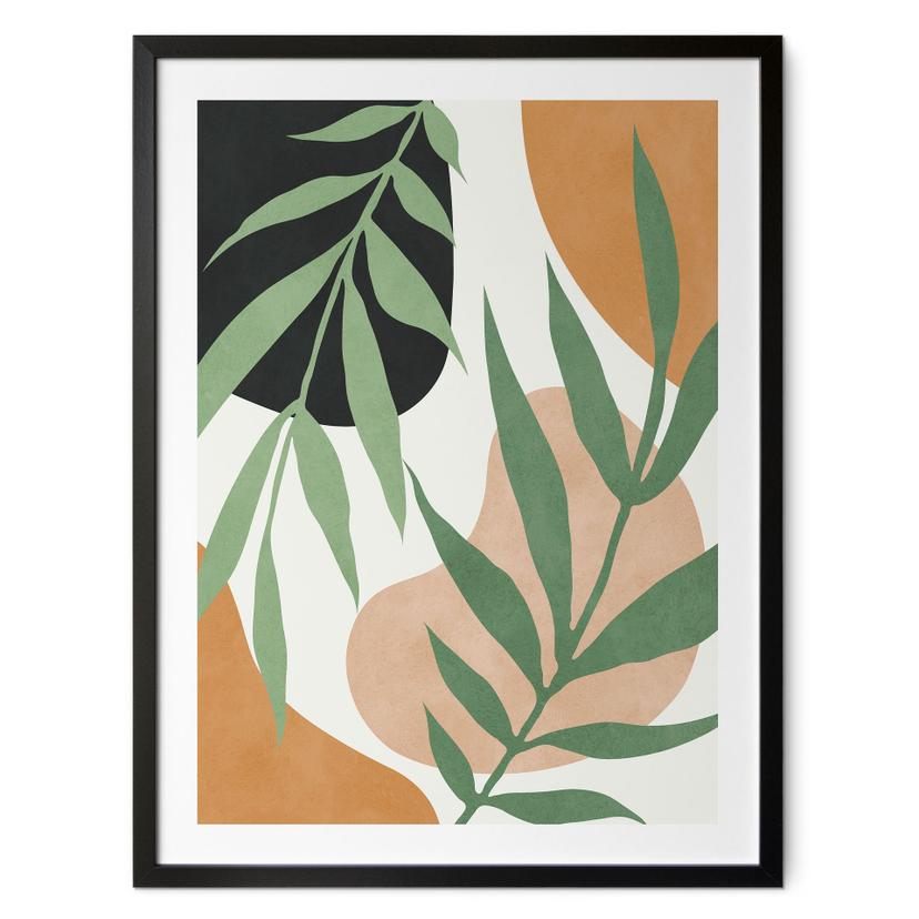 Póster Ramas verdes en la selva - Costa