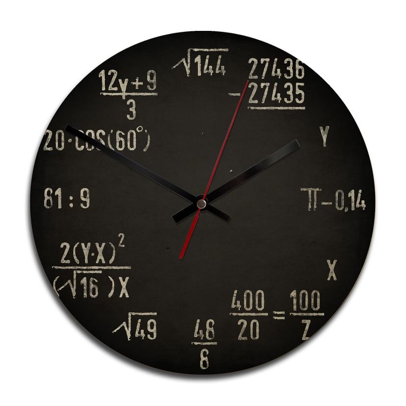 Horloge murale en bois - Formules
