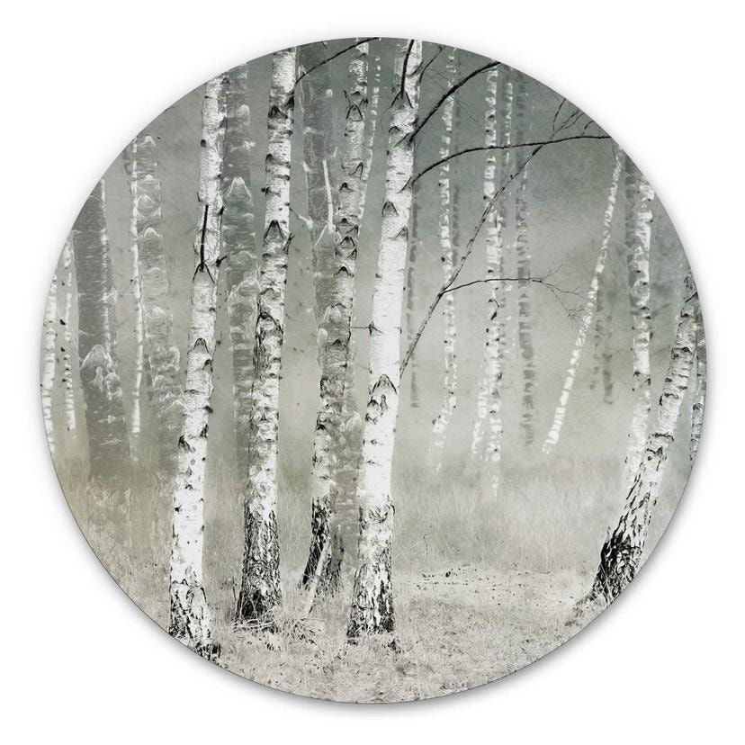 Tableau sur alu-Dibond Talen - Repos matinal - Rond