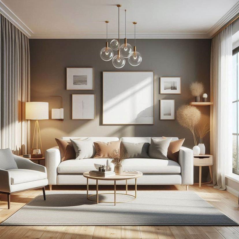 Grau Wandfarbe seidenmatt I Sesame Ice Cream | elegante, moderne Atmosphäre schaffend | THE COLOR KI