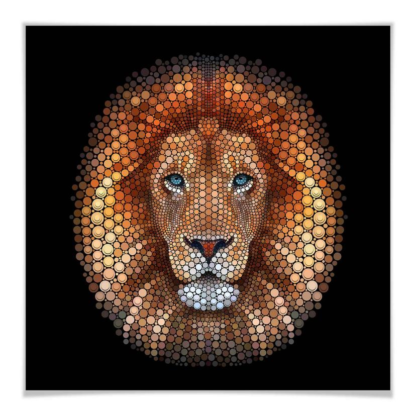 Póster Ben Heine - Circlismo: León
