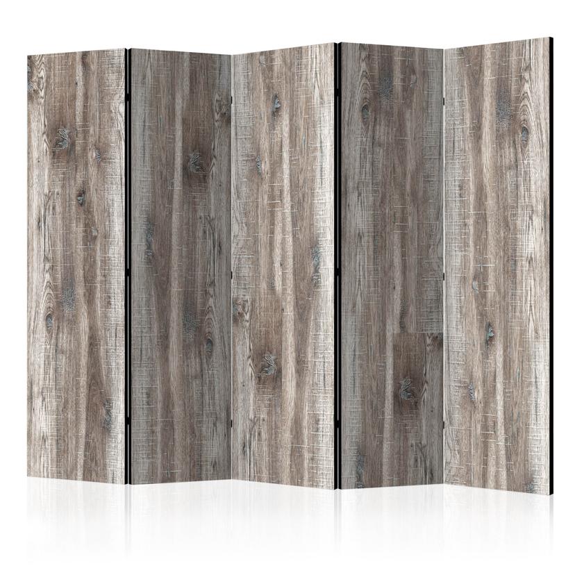 Paravent Séparation de pièce - Bois élégant , 5 pièces - 225x172 cm