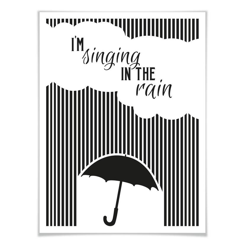Póster - Canto bajo la lluvia