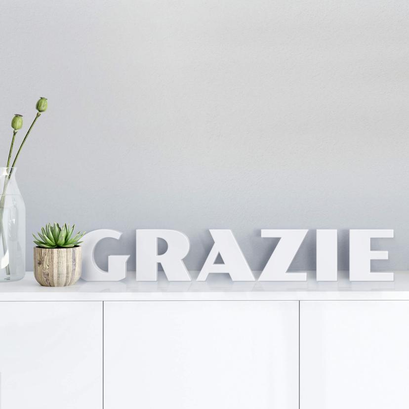 Lettres décoratives 3D Grazie