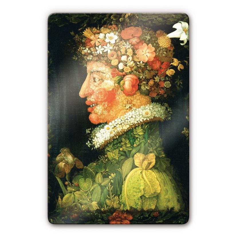 Tableau en verre - Arcimboldo - Le printemps