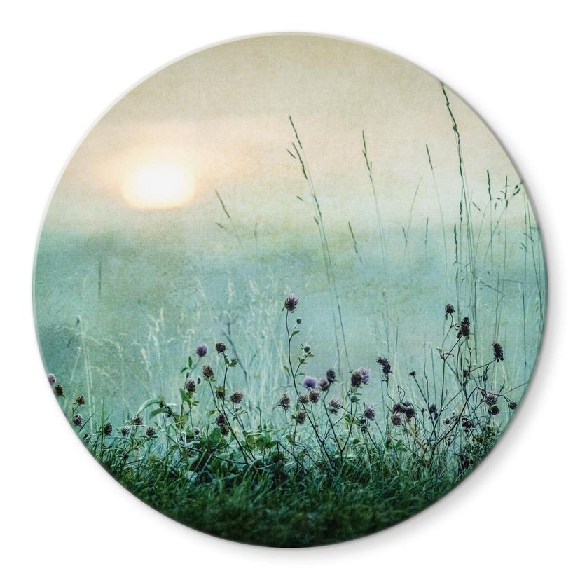 Glasbillede - Kværnstrøm - Dew-covered sunrise