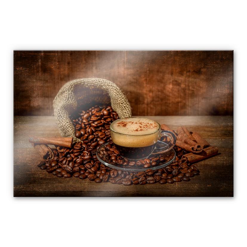 Akrylbillede Perfoncio - Kaffe rustik