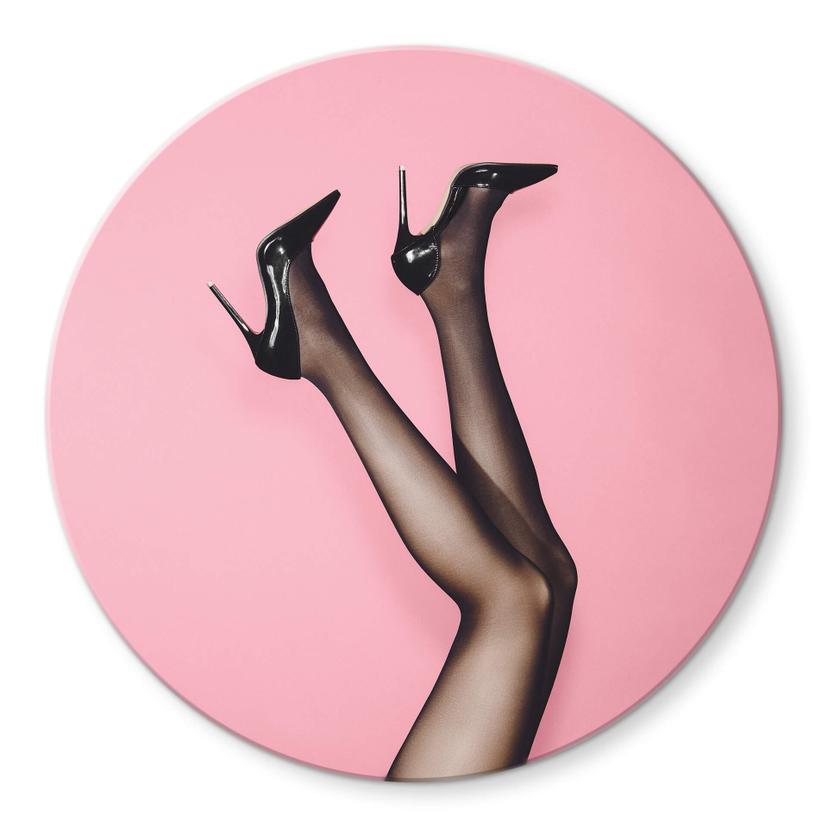 Tableau sur verre 1X Studio - Heels - Rund