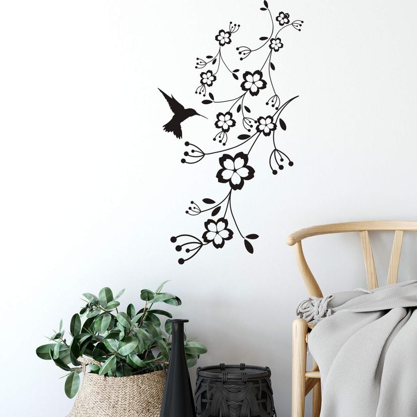 Sticker mural - Colibri