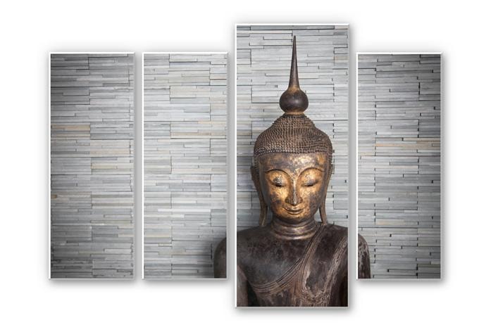 Tableau Forex - Bouddha thaïlandais (4 parties)