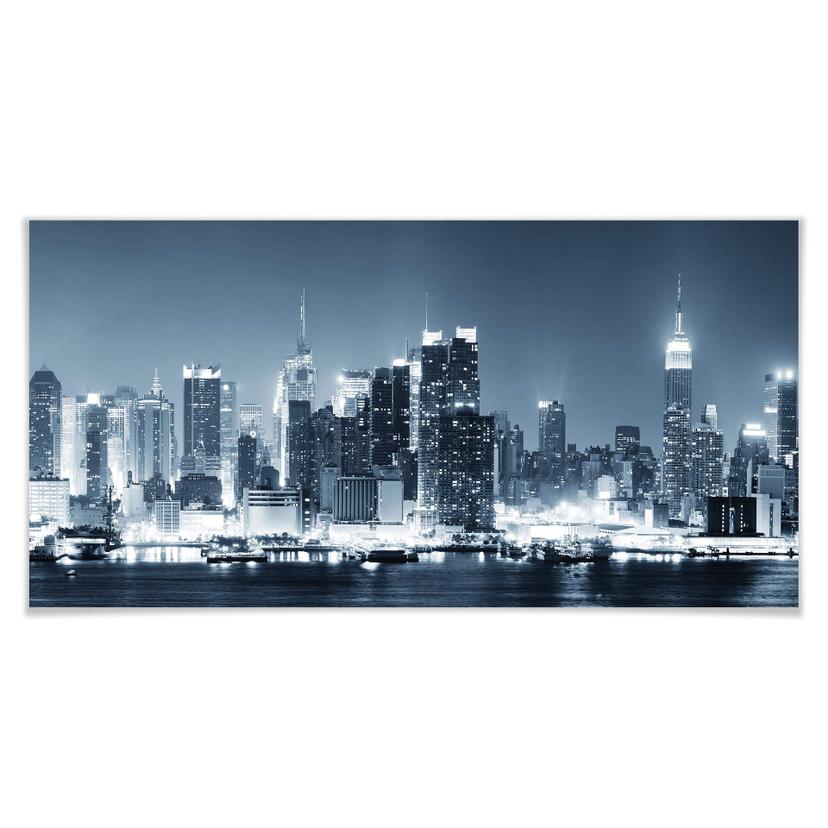 Póster New York de noche 01
