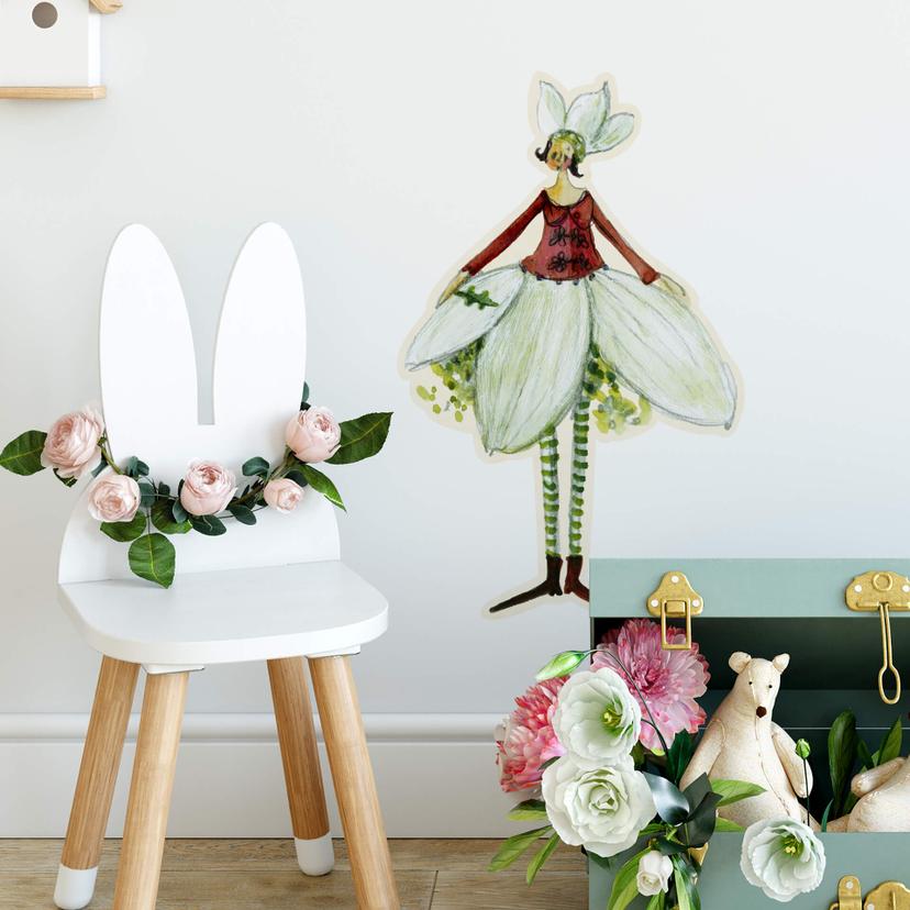 Leffler Wallsticker - Blomsteralf November
