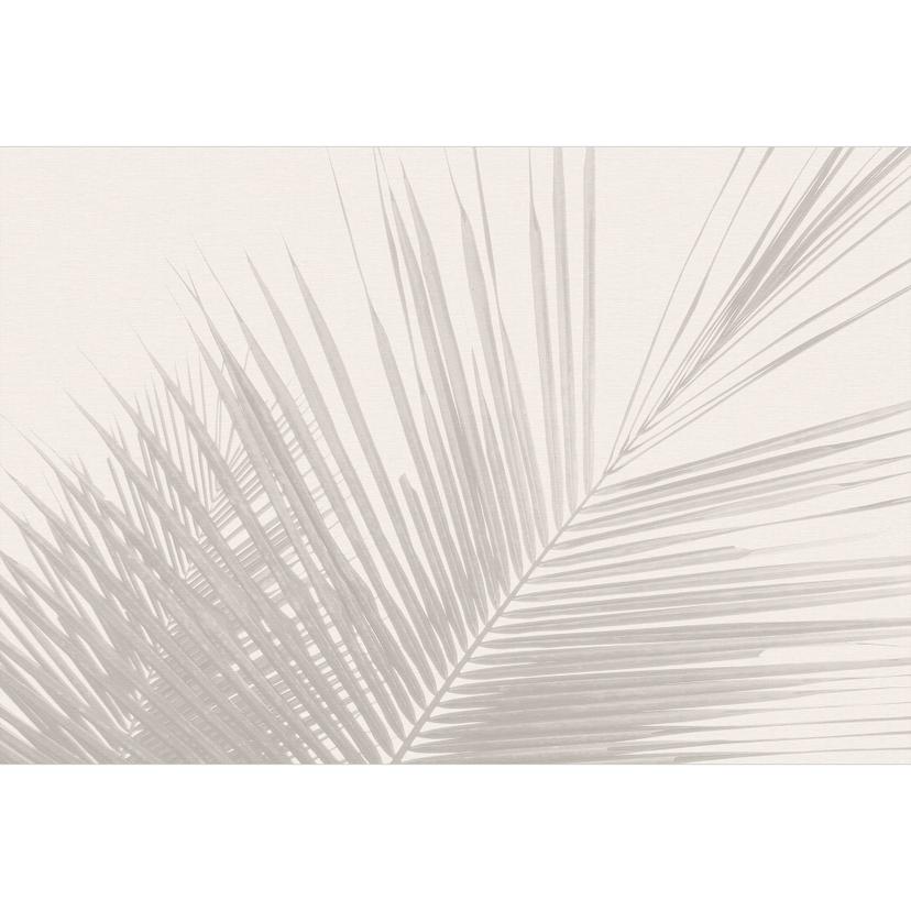 Fotomurale Boho foglie di palma in lino - Bloomery Decor