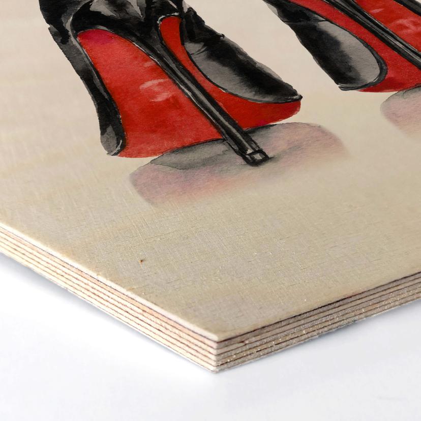 Esagoni in legno - Tacchi alti