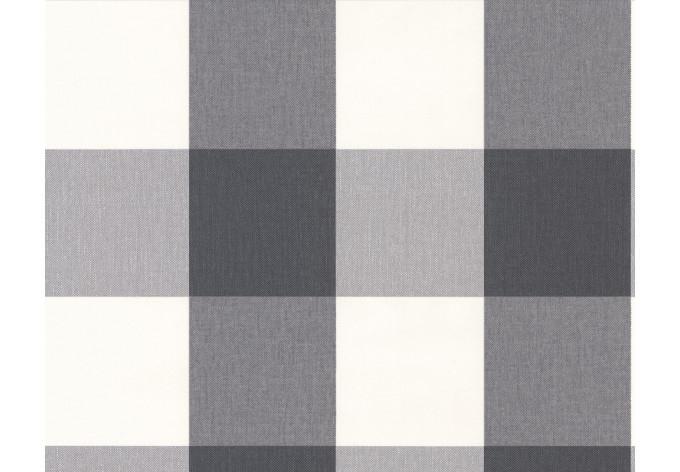 A.S. Création - carta da parati in TNT Elegance 2 colore grigio, bianco