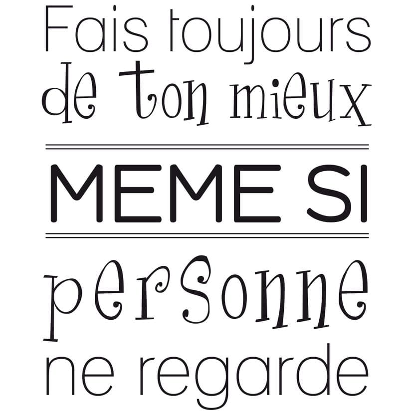 Sticker mural - Fais toujours de ton mieux...