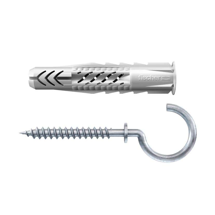 fischer - Spina universale UX 6 x 35 RH con gancio rotondo
