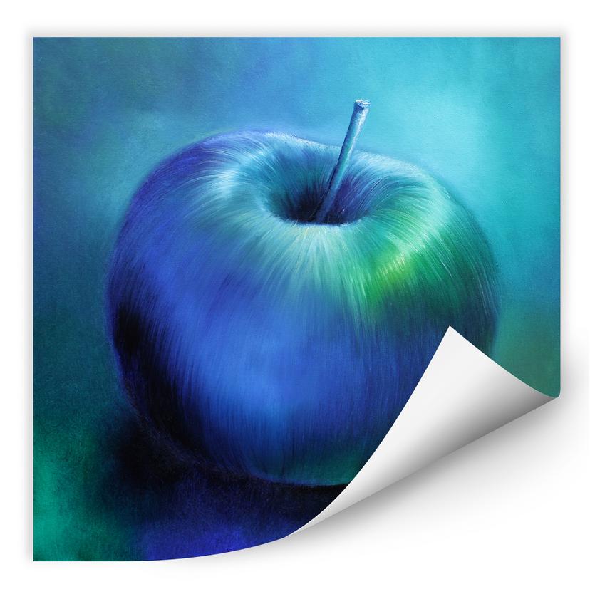 Zelfklevende Poster - Schmucker - Blue Apple