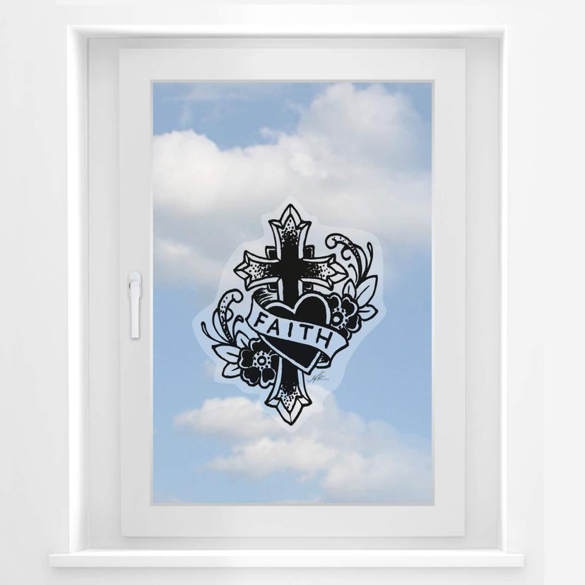 Fensterbild LA Ink Faith