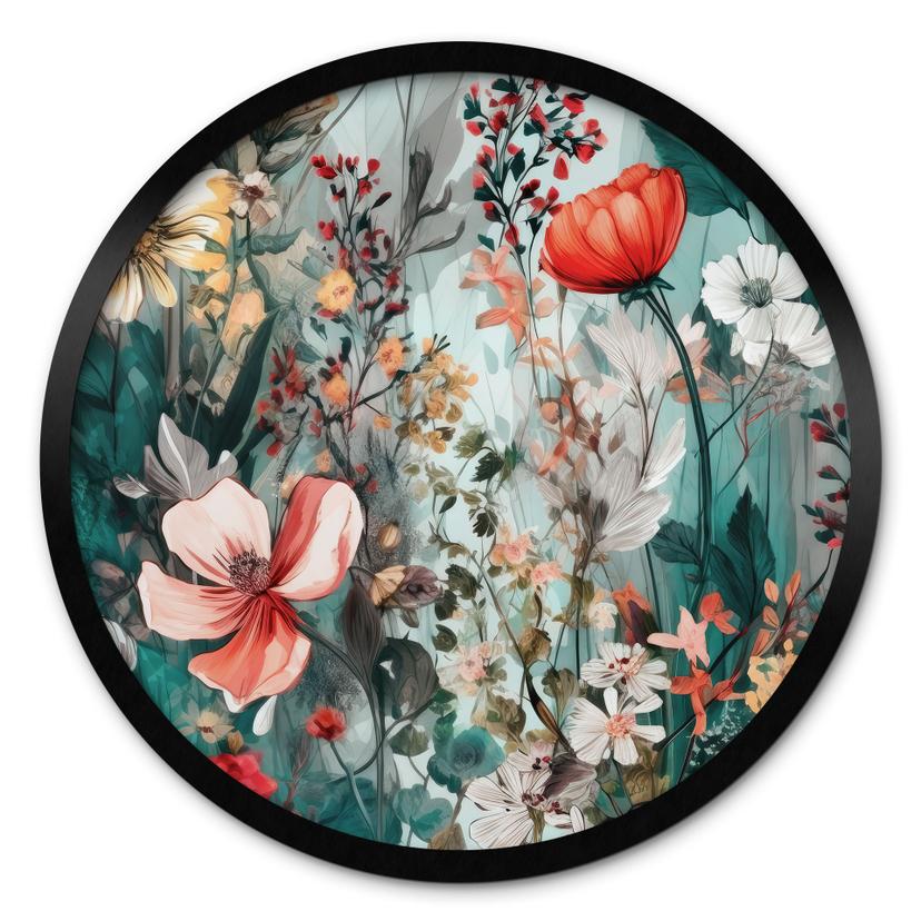 Plakat Forårseng med blomster - Jaszke