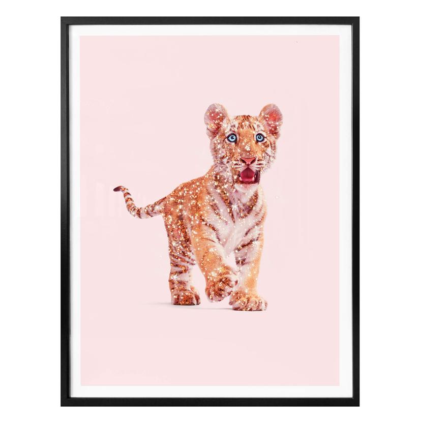 Plakat - Loose - Glitter tiger