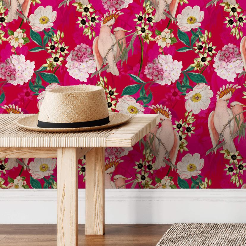 Carta da parati a motivi UN Designs - Pink