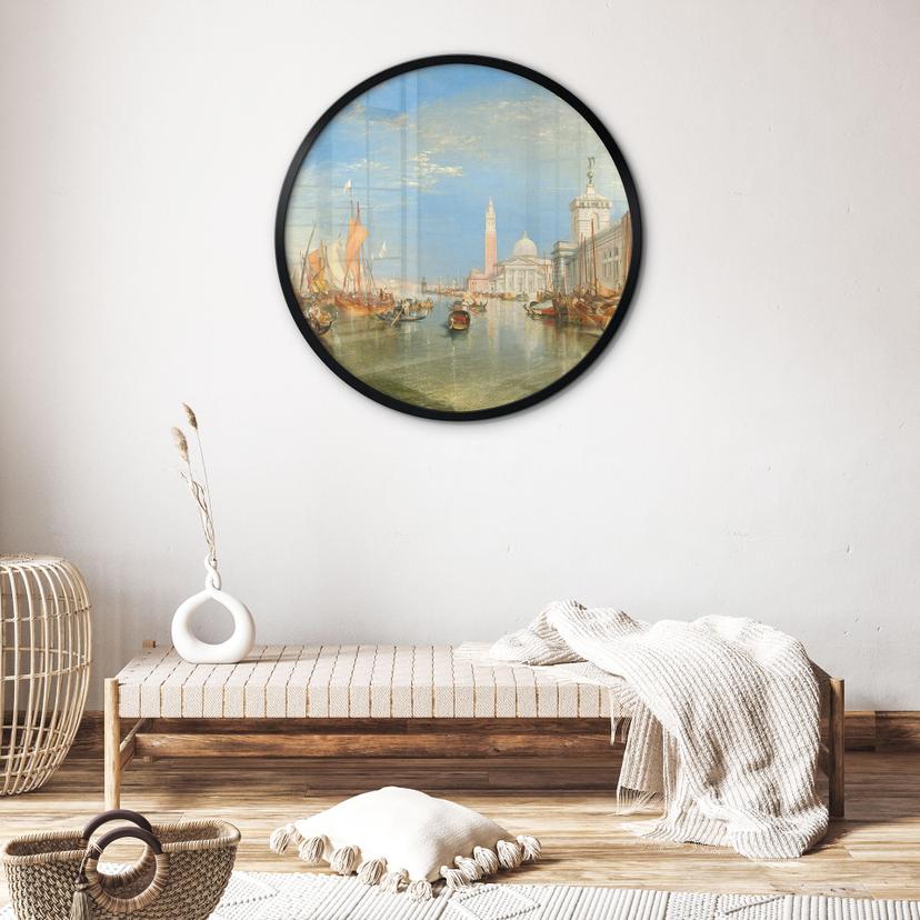 Poster Turner - Venezia, Dogana e S. Giorgio Maggiore - Rotonda