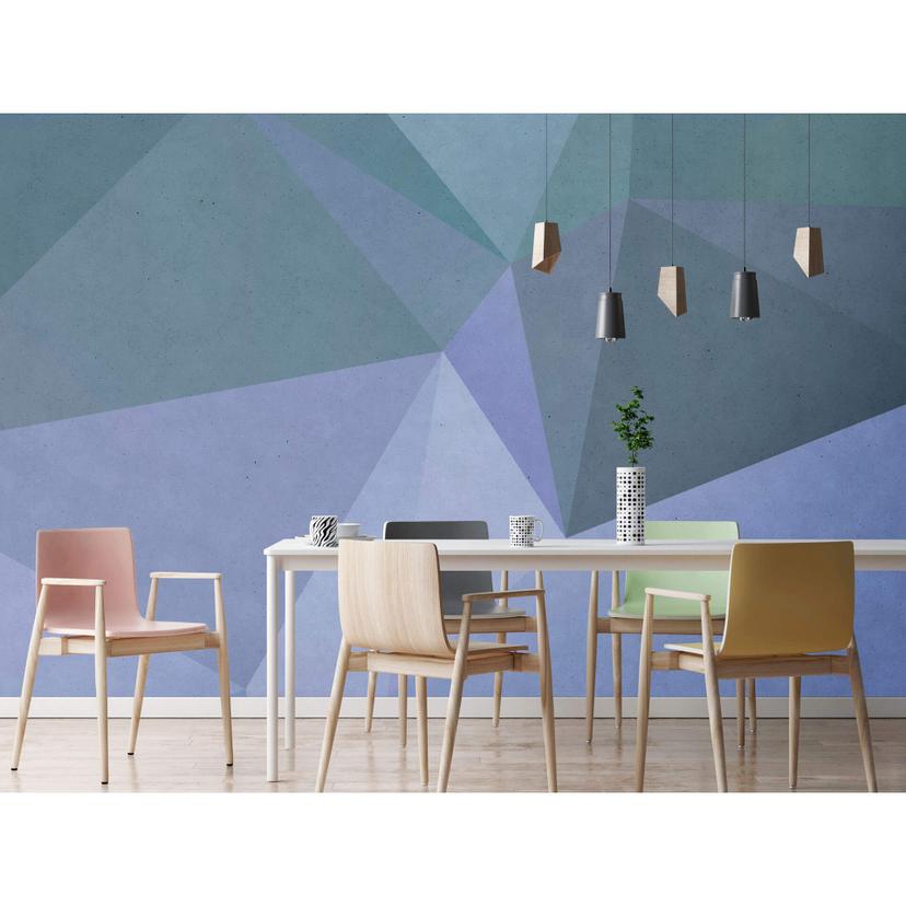 Livingwalls Fototapet Walls by Patel Polygonal 3
