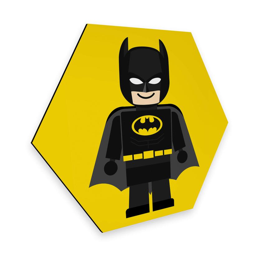 Hexagon - Alu-Dibond - Gomes - Batman legetøj