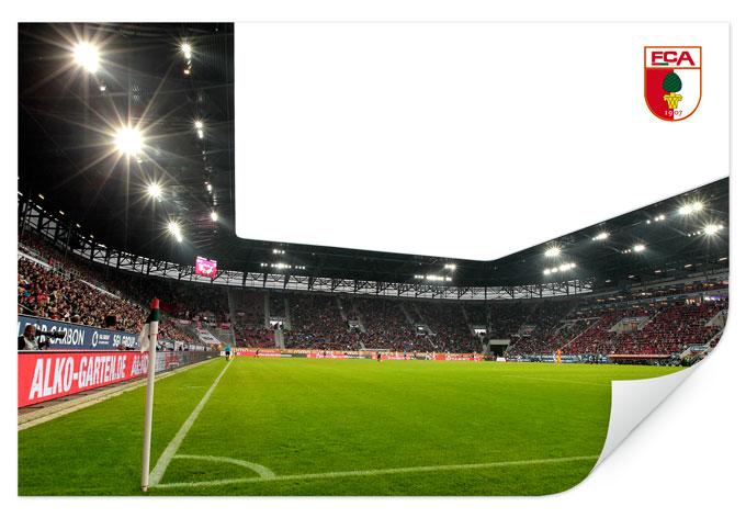 Wallprint W - FC Augsburg Stadion Eckfahne