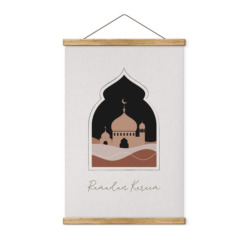 Tekstil plakat Ramadan Kareem Mosque