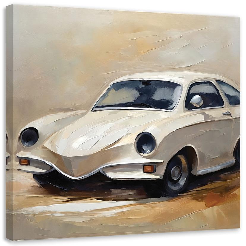 Leinwandbild Retro-Auto