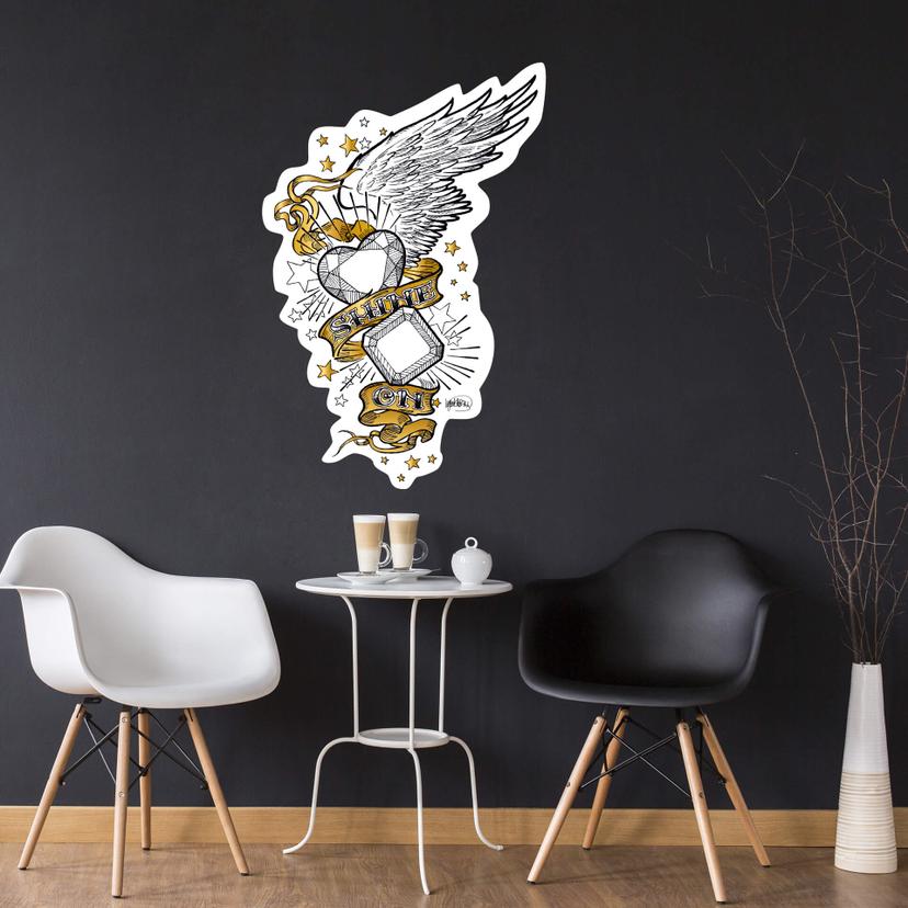 Sticker mural - LA Ink - Shine On