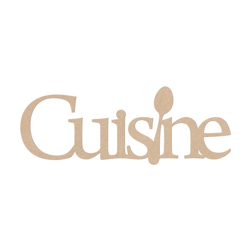 Letras decorativas para la cocina - Cocina - MDF nature