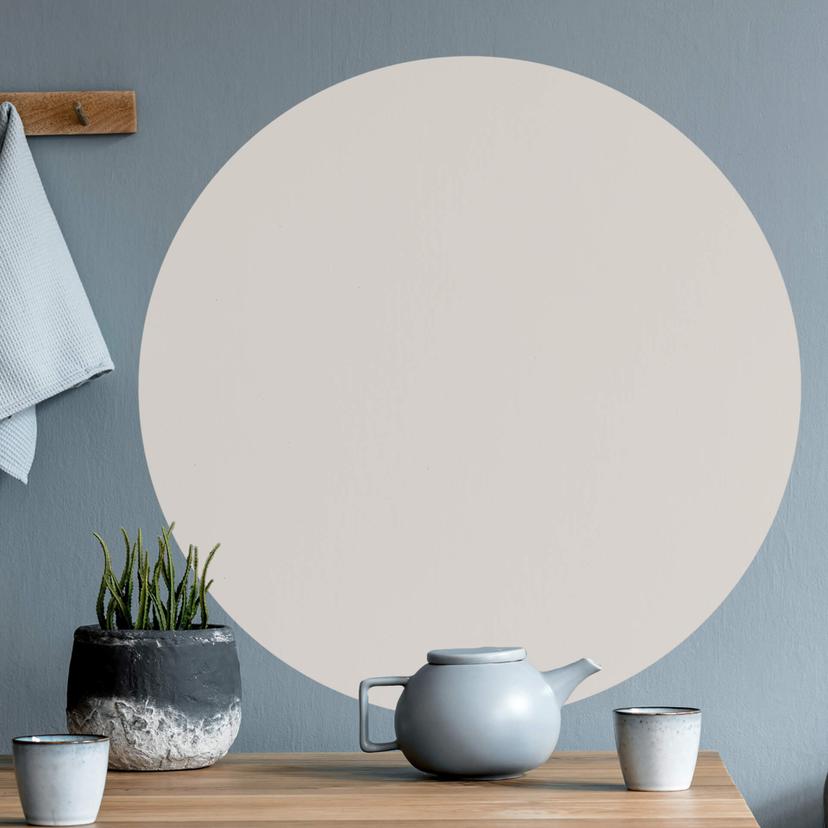 Wall Sticker Cirkel Beige