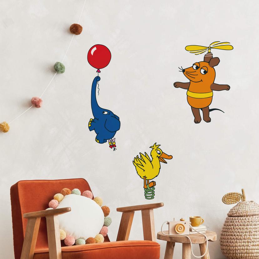 Muursticker De Muis vliegt