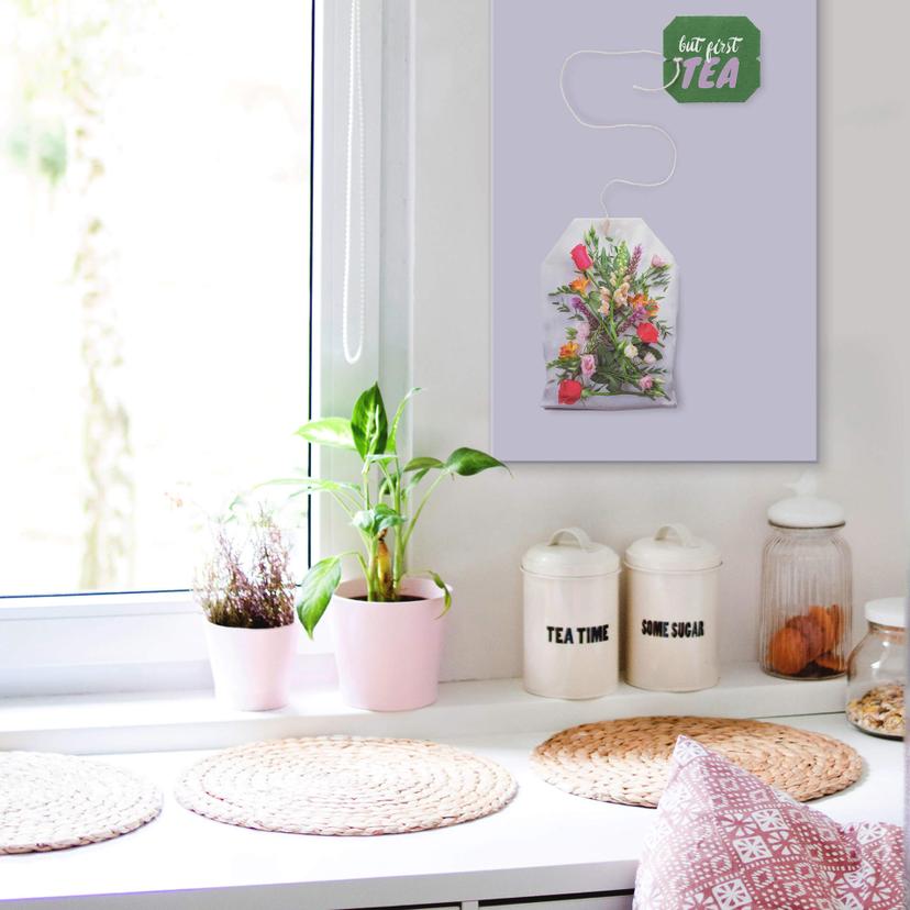 Stampa su tela Loose - Flower Tea