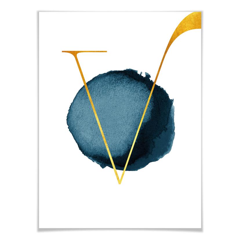 Affiche - Le V doré