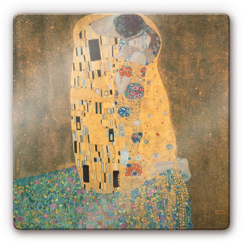 Klimt - Kysset - Glaskunst