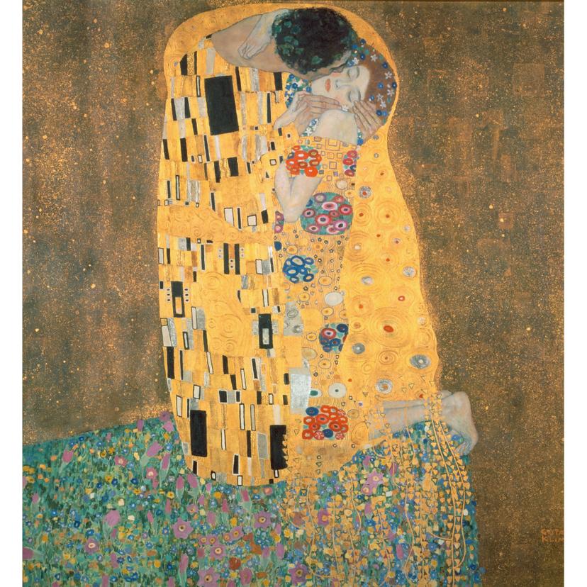 Fotomurale Klimt - Il bacio 240x260 cm