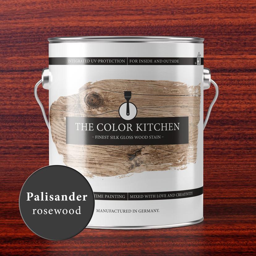 Palisander træbejdse til indendørs og udendørs brug - silkeglans 2,5l - The Color Kitchen