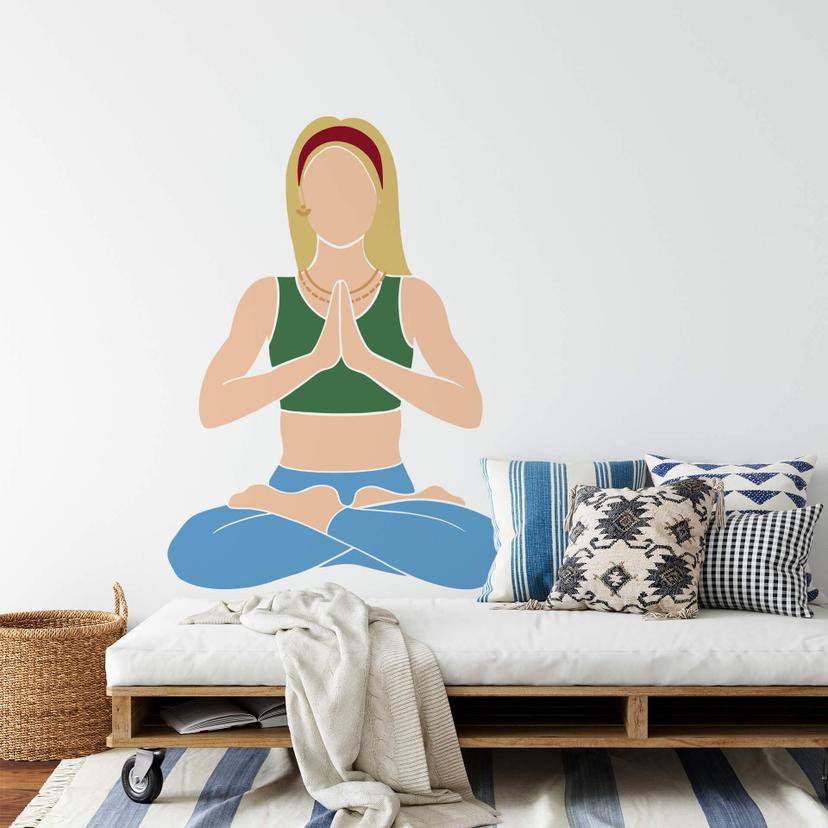 Adesivo murale - Yoga Lotus