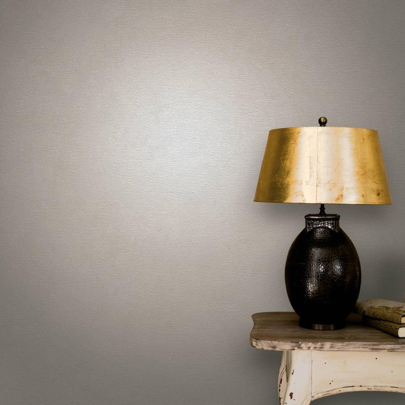 Modernista almindeligt tapet, ikke-vævet tapet i hvid, beige