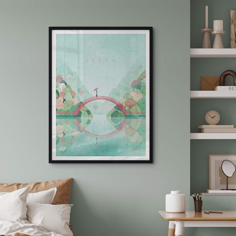 Poster Rivers - Japan på våren