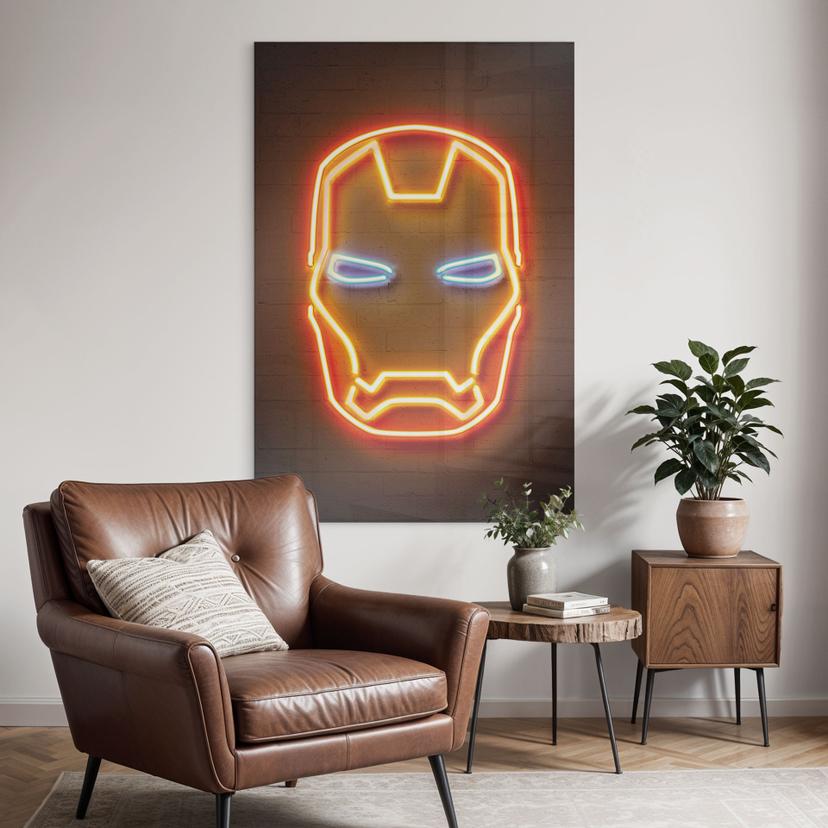 Stampa su vetro acrilico Iron Man - Mielu