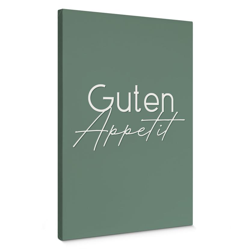 Leinwandbild Guten Appetit