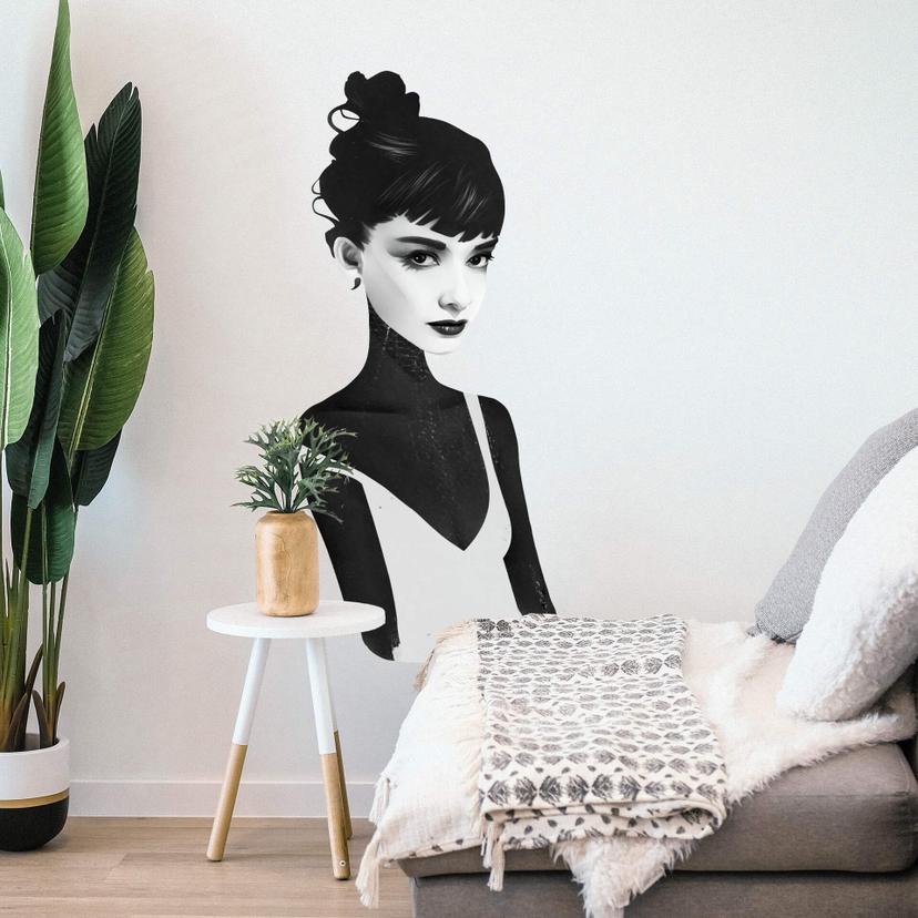 Muursticker Ireland - Oh Audrey